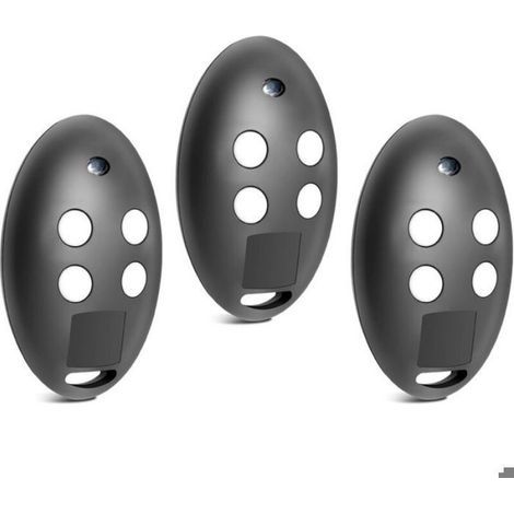 Telecommande Portail - 433,92 MHz - 4 Canaux - Compatible Mitto2 Rolling MITTO 2 M - Lot de 3 (1/4)