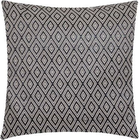 Coussin Déco Imprimé "Homaa" 40x40cm Gris (1/2)