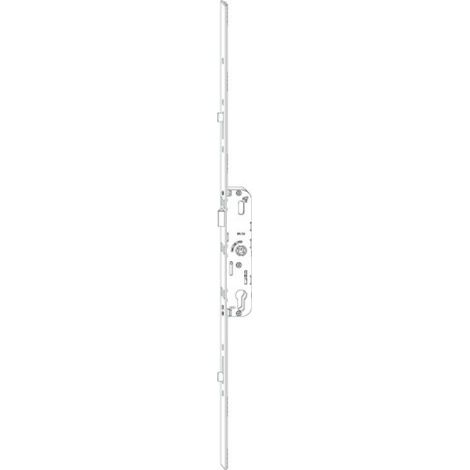 Ferco – Crémone à barillet R2 G2475020L1 – Longueur 2030 mm – Entraxe 70 mm – Axe 35 mm – Pêne demi-tour avec galets – Réversible (1/5)