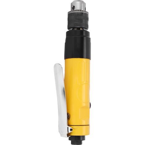 Perceuse pneumatique droite mandrin 3/8" 1.5-10mm alliage zinc robuste compacte pour perçage taraudage (1/4)