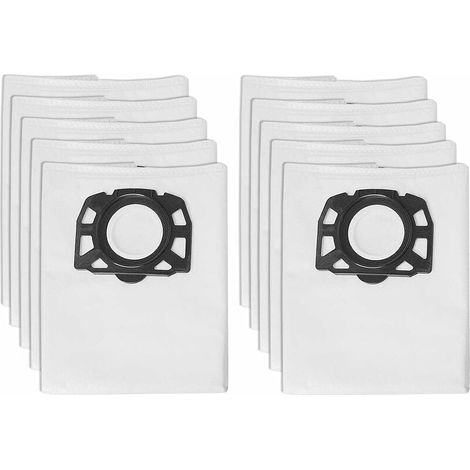 Lot De 10 Sacs Pour Aspirateur Karcher Wd4 Wd5 Wd6 Mv4 Mv5 Mv6 (1/4)