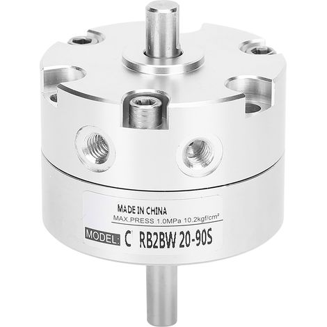 Vérin pneumatique rotatif à palette CRB2BW20-90S, accessoire en acier inoxydable, alésage 20mm. (1/5)