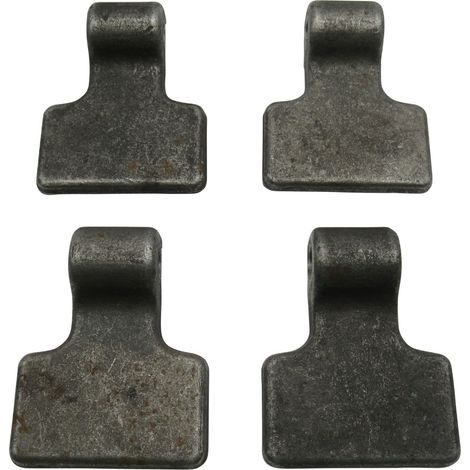 Dropside Pickup Trailer Tailgate Hinge X4 &x28Weld On Spade Paddle Gudgeon Pin Heavy Duty&x29 (1/5)