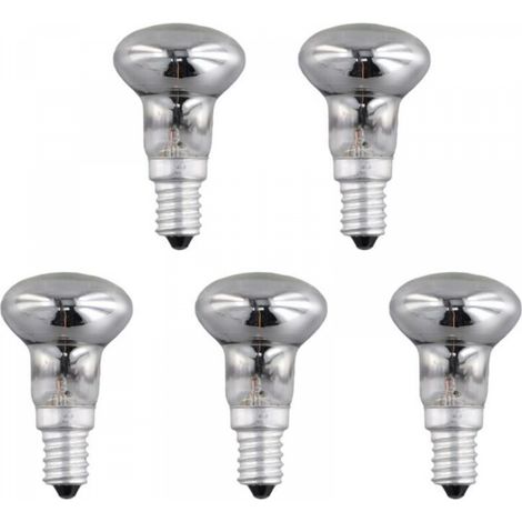 Lampe à Lave de Remplacement E14 R39 30W Projecteur à Visser Ampoule RéFlecteur Clair Spot Ampoules Lave à Incandescence 5 PièCes (1/5)