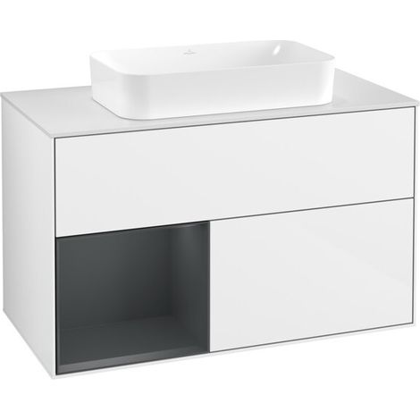 Villeroy & Boch F651HGGF meuble sous-lavabo Finion F65 (1/2)