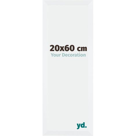 yd. - Cadre photo 20x60 - Blanc Mat - MDF - Catania
