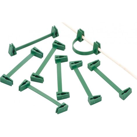 Soporte de plastico para la fijación de planta de enrejado