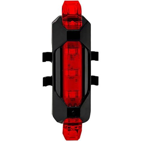 Luz trasera LED USB para bicicleta Roxar - Resistente al agua, 4 modos (1/5)