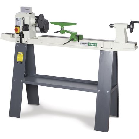 Holzstar – Tour à bois 309 mm – 10 vitesses mécaniques 500-2000 tpm – Moteur 0,55 kW 230V – Construction acier et fonte – DB900
