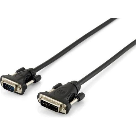Equip 118943 cavo e adattatore video 1,8 m DVI-A VGA (D-Sub) Nero (1/2)