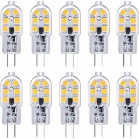 Ampoules LED G4 pour camping-car, ampoules LED à économie d'énergie non dimmables 12 V blanc froid 6000 K, culot G4 standard, longue durée de vie.-AquaForge (1/5)