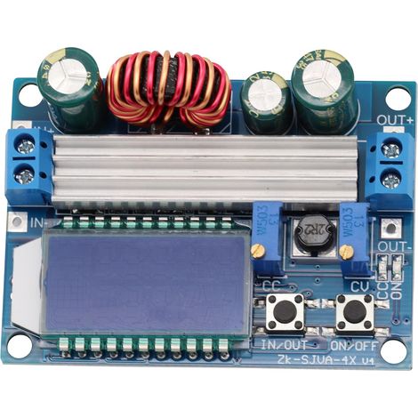 Carte de convertisseur DC-DC Buck Boost Avec écran LCD 5.5-30V 12V à 0,5-30V 5V 24V Tension de courant constant réglable Régulateur de tension Module d'alimentation 3A 35W (1/4)