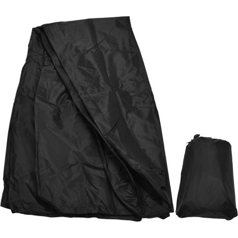 Couverture de fontaine de jardin 210D enduit d'argent Tissu Statue étanche Housse de protection pour patio extérieur Noir (1/5)