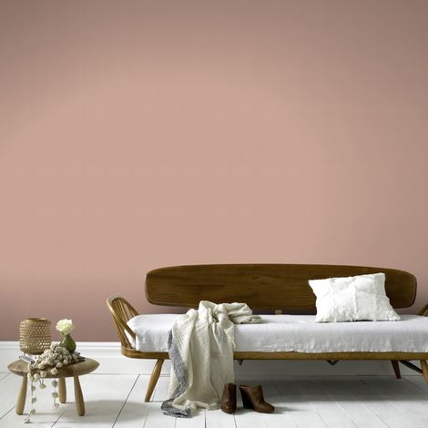 Papier peint intissé Uni Elegant 1005 x 52cm Pêche