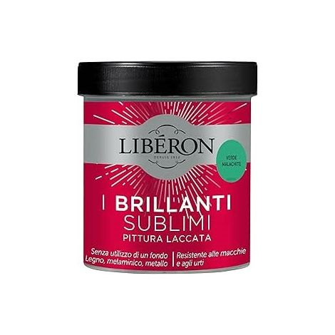 LIBERON - PITTURA LACCATA I BRILLANTI SUBLIMI VERDE MALACHITE 500ML (1/3)