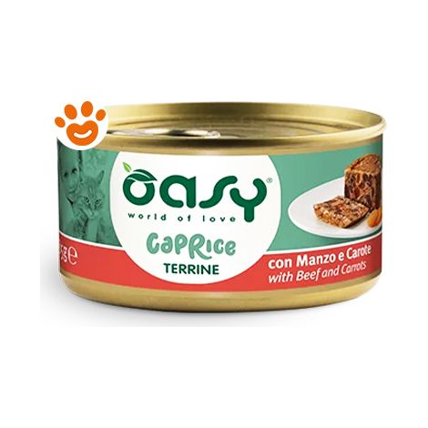 Gatto tranquillo  Terrina Caprisata  85g - Wołowina i marchew 85g