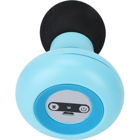 Mini Masseur Électrique 6 Vitesses Relaxation Musculaire Anti-Douleur Sans Fil Portable Bâton de Massage Bleu (1/5)