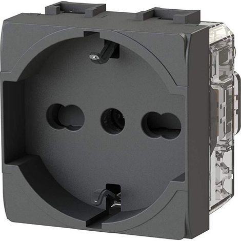 Prise électrique type P40 compatible avec LivingLight Anthracite (1/3)