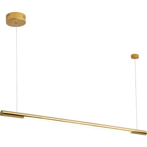 Lampada sospesa Maxlight Organic oro 100cm LED 16W