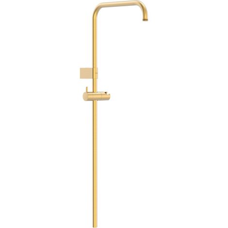 TRES 03463502OM OVER-WALL Barra de Ducha Adaptable a Grifo Termostático Mural con Conexión Compatible Color Oro Mate 24K - ref: 03463502OM