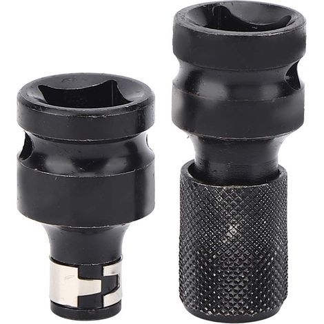 Adaptateur de douille 1/2 1/4 pouce Adaptateur à chocs Ensemble de réducteurs de douilles pour clés à chocs et à cliquet (1/4)