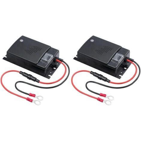 2X Ultrasonic Repeller Automatic Ultrasonic Animal/Mice/Rat Repeller, 12V Automatic Pest Control Vehicle Rodent Defense Vehicle Protection Cisea (1/5)