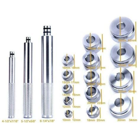 NALOOKAMIC 17pcs Kit D'Outils , Roulement De Roues Outil D'Extracteur , Pour L'Installation Et La RéNovation