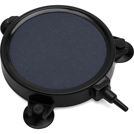 Aquarium Pierre de 9cm, Tuyau de 4mm / 8mm Raccordable Pierre à Air Disque D'Aquarium Grand Outil de Diffusion d'air pour Bassins, Pompes à Air, Aquariums, Viviers et Réservoirs (1/5)