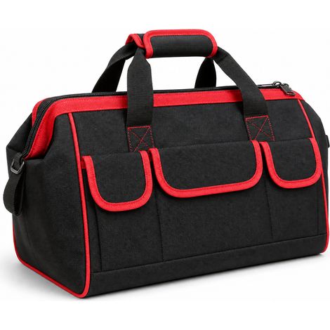 Sac à outils électroportatif 17 pouces rouge pour électricien (1/5)