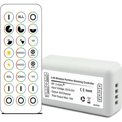 Dimmer LED touch 2.4G 3 zone [HLP-YS-RF2.4G-01]