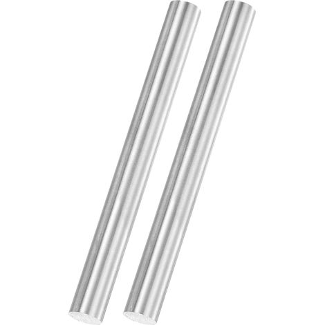 2 Pièces Tiges Rondes en Acier, 10mm Diamètre x 100mm Longeur Tige Metal Ronde Acier Rapide (HSS) SKD11 pour Arbre Perceuse Machine à Aléser Bricolage Artisanat Construction (1/5)