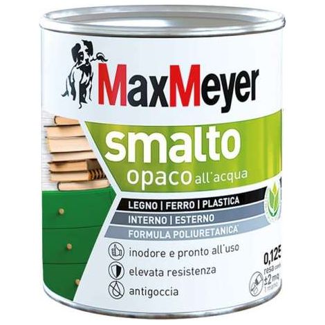 MaxMeyer Smalto Poliuretanico - Bianco Opaco - 0.125 l