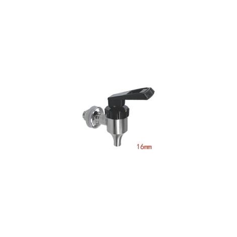 Rubinetto per macchine per bevande in acciaio inox 304 (16 mm, argento), rubinetto di ricambio per vino, birra e succhi di frutta - Crezuo