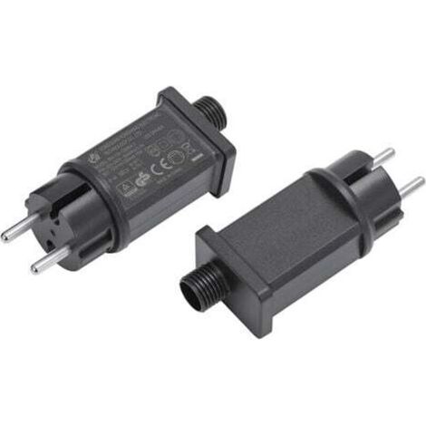 12V LED power supply, LED transformer IP44 low-voltage LED adapter driver for Christmas light, fairy lights (1 piece)