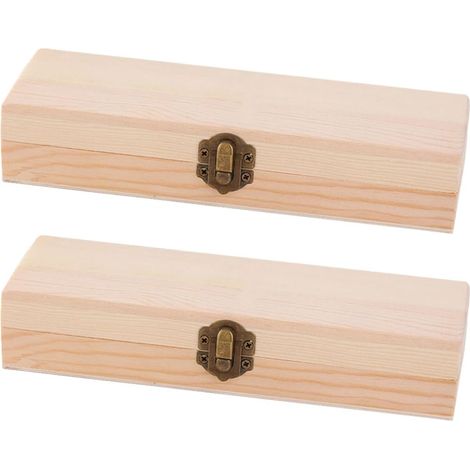 2 Stück Pack Stiftebox Leeres Federmäppchen Robuste et (1/5)