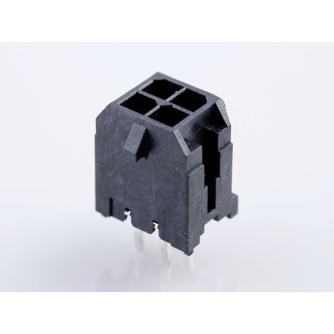 Molex Einbau-Stiftleiste (Standard)  Polzahl Gesamt 4 Rastermaß: 3 mm 430450412 1 St. Tray