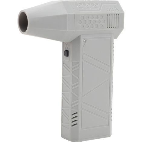 Souffleur à air comprimé 3 vitesses réglable 130 000 tr/min, sans balais, réutilisable, sans fil, pour clavier d'ordinateur, nettoyage extérieur de voiture et de maison, gris (1/5)