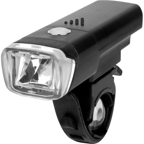 Linterna LED negra para bicicleta Bike 054, 1W, 80lm, 3xAA (1/5)