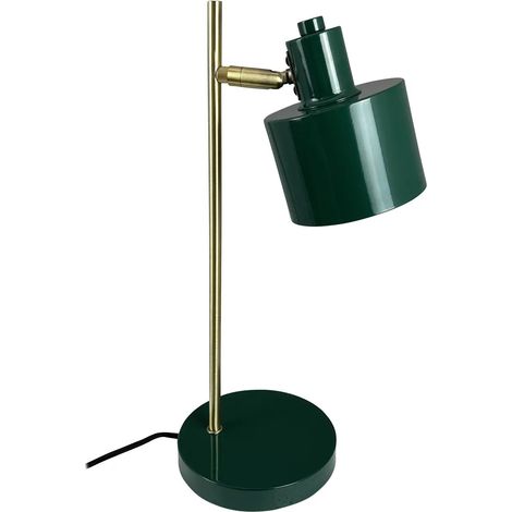 [NEUWERTIG] B-Ware Dyberg Larsen Tischlampe Leuchte Ocean Dunkelgrün Messing Metall Schalter
