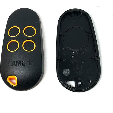Pièce Détachée Télécommande Coque télécommande TOP4FRGN noire et ORANGE 5pz CAME 88006-0090