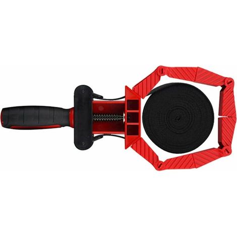 Pince de Sangle de Bande de Travail du Bois Pinces à cliquets réglables avec l'usure 4M Sangles Pince de Bande d'angle Outil de d'étau à Onglet pour Le Travail du Bois (1/5)