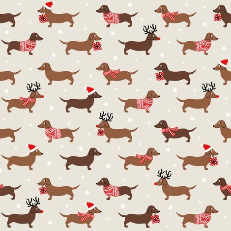 Braun & Company Servietten Motiv Weihnachtsdackel 33 x 33 cm - 20er Pack Servietten