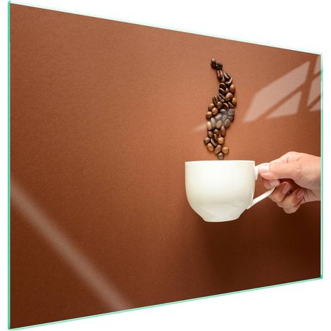 Protection de plaque de cuisson en verre 70x52 Café (1/5)