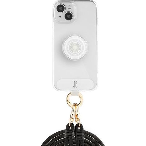 Custodia per iPhone 15 Just Elegance PopGrip trasparente (1/5)