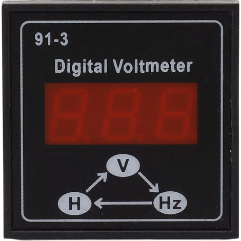 Accesorios para generadores de voltímetros digitales – Modelo 91 3 – Carcasa de plástico resistente a la corrosión para mediciones de voltaje de 90–450 V (1/5)