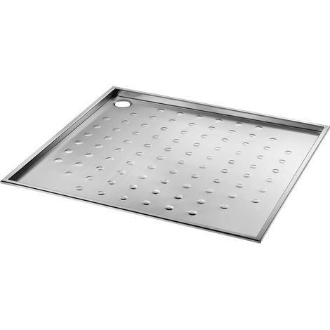Verre à mousse Delabie 900x900 PMR Hauteur 30 mm Épaisseur 1.4301 sat (1/2)