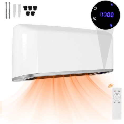 Jiubiaz Radiateur soufflant Céramique 1000/2000w Chauffage + Ventilation avec Télécommande & WLAN Incluse (1/5)