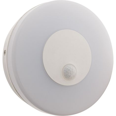 Zenitech – Hublot rond extérieur LED 12W IP65 avec détecteur de mouvement – Résistant aux intempéries – Installation rapide – Économie d'énergie (1/4)