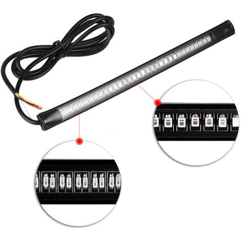 1 Stück, 48 LED Bremslichter für Motorrad Auto Fahrrad Blinker Lichtstreifen 12V (1/5)