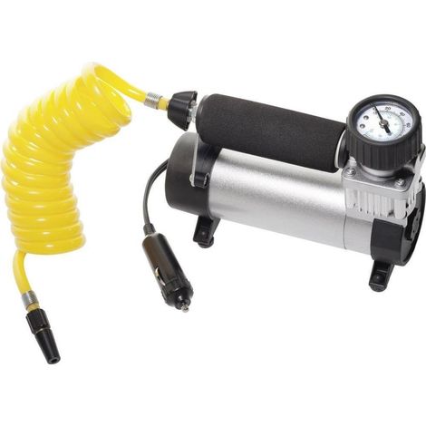 TrAdE Shop Traesio - Mini Compressore Ad Aria Portatile Per Auto Moto Bici 12v Metallo - (1/3)